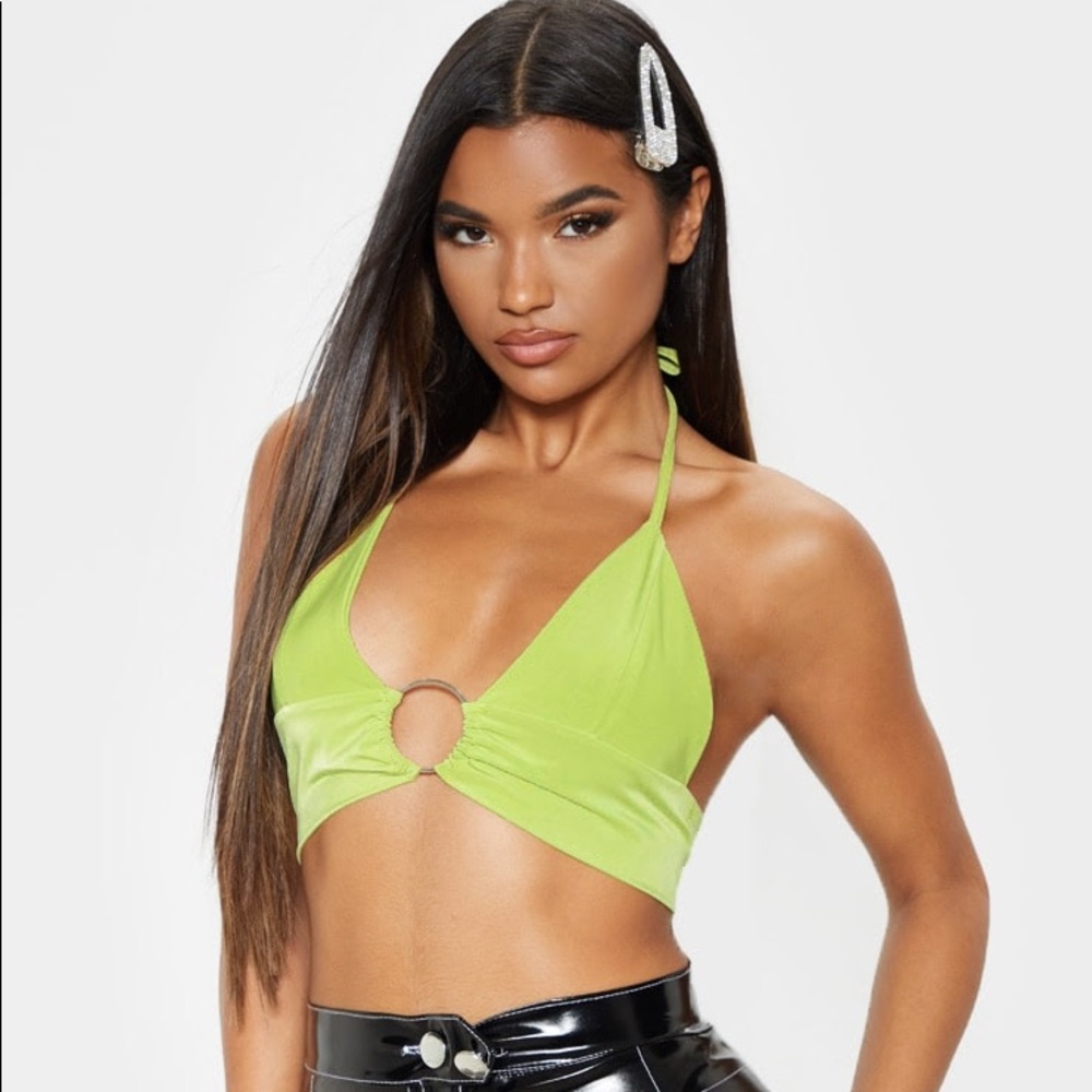 Green Ring Crop Top
